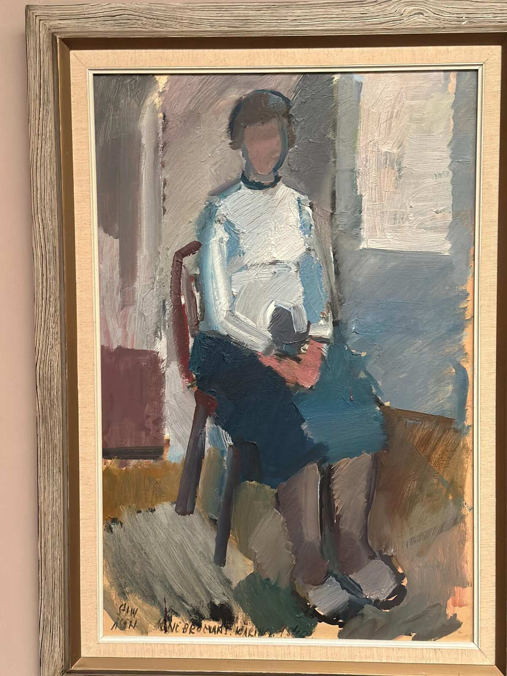 “Seated Woman” by Gösta Stawåsen