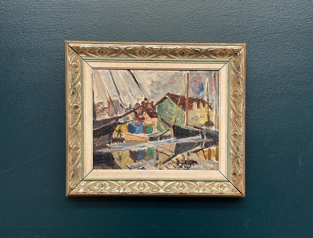 “Harbour Scene” by Sten Lindahl
