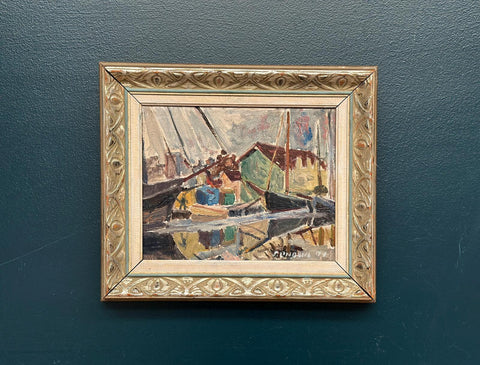 “Harbour Scene” by Sten Lindahl