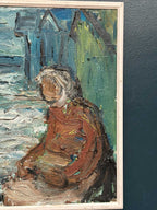 “Figure by the Harbor” by Einar Emland