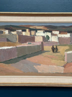 “Southern Village Landscape” by Rolf Norrman (1921–1964)