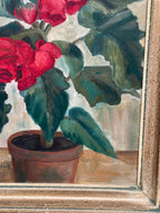 “Red Flower in Pot” by Gertrud Wiberg