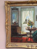 “Woman Reading” by Edith Gert
