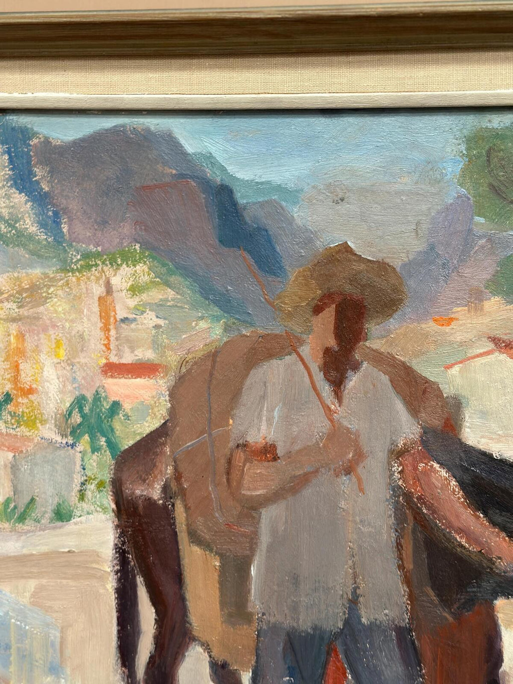 “Man with Horse” by Pelle Johanson