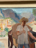 “Man with Horse” by Pelle Johanson