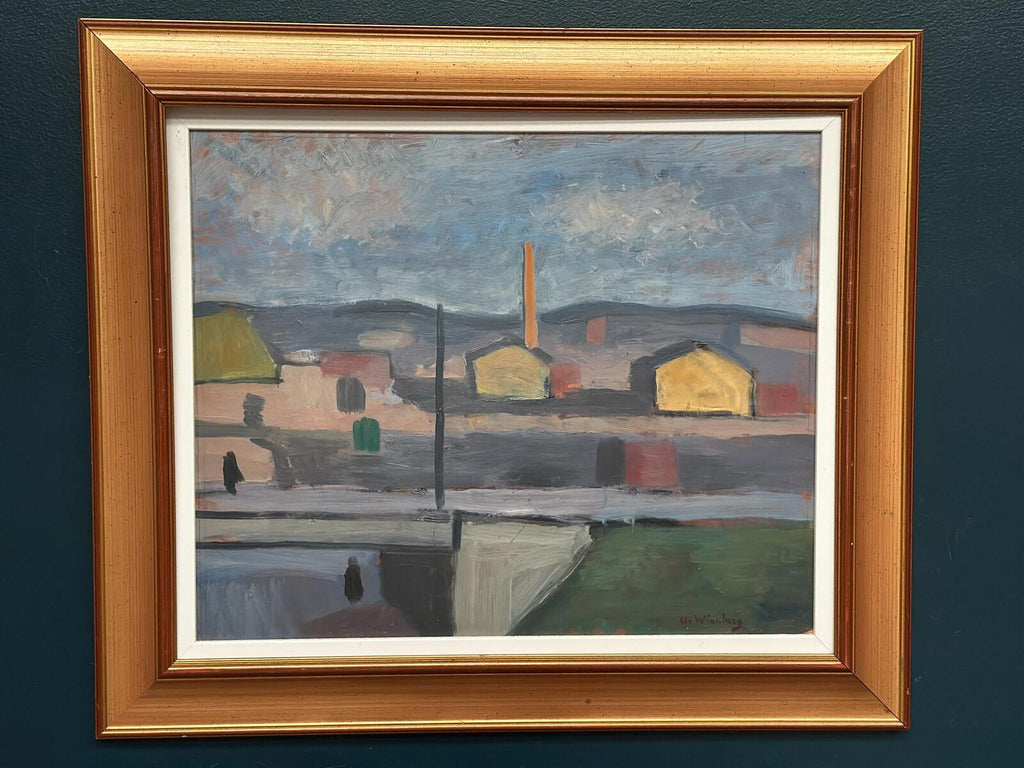 “Buildings and Chimney” by Åke Winnberg