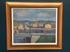 “Buildings and Chimney” by Åke Winnberg