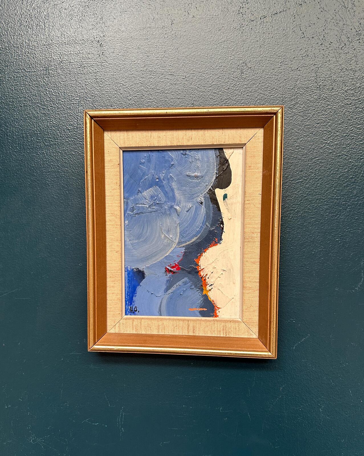 “Abstract in Blue” by Hans Oswald