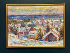“Snow‑Covered Coastline” by Alex Hansen