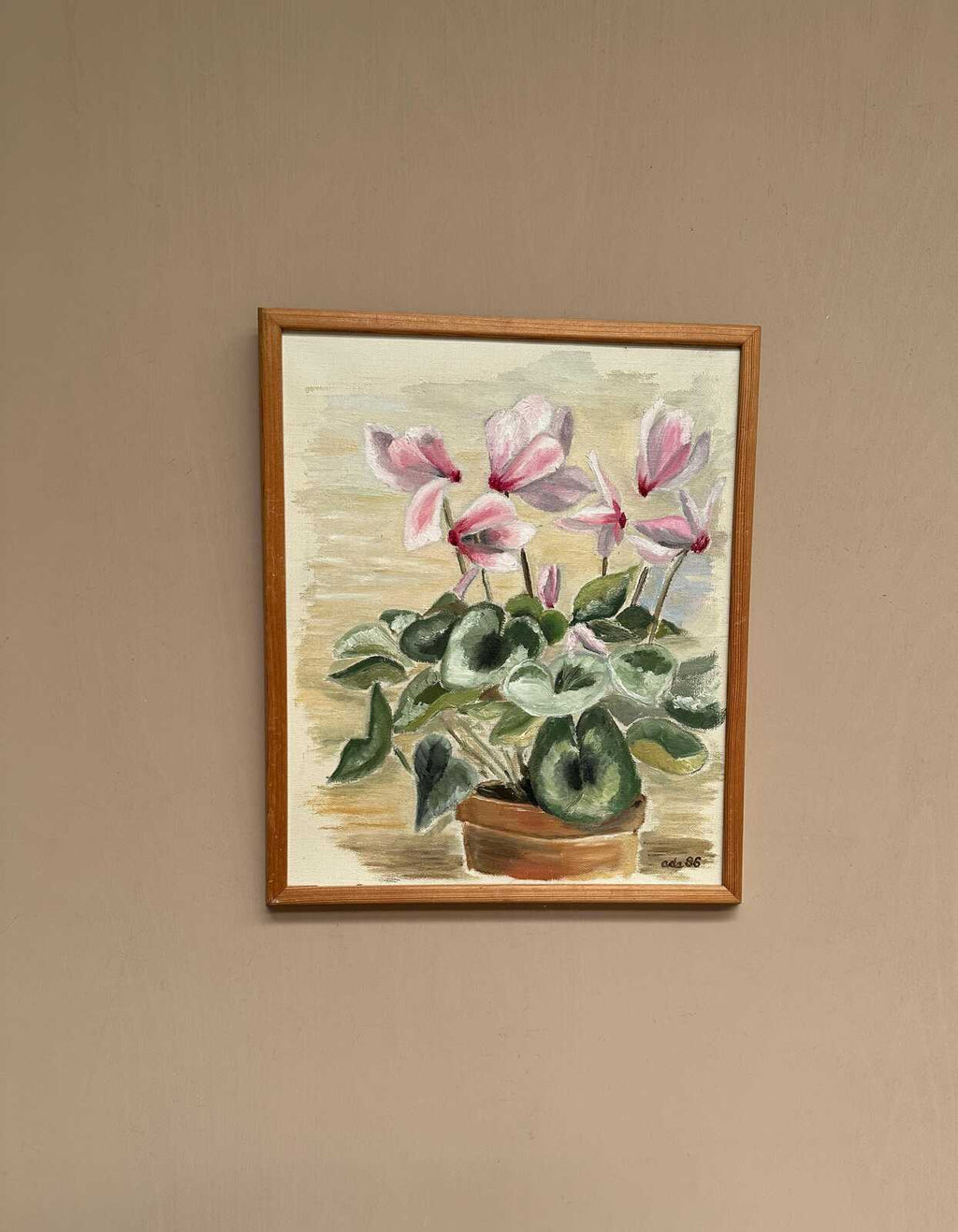 “Still Life with Pink Flowers ” by ADA