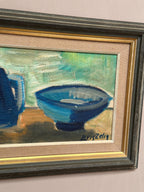 “Kattle Bowl and Glass” by Louis Zelig