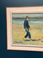 “Children on Donkeys at the Beach” by Tage Gavik