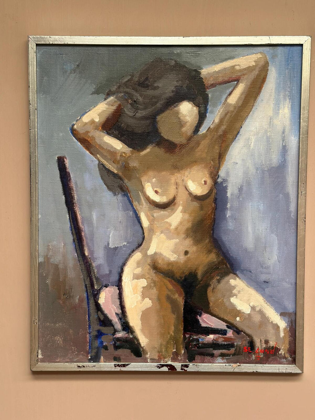 “Model on Chair” by Sven Erik Lund