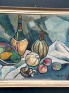 Wine and Fruit by D.K