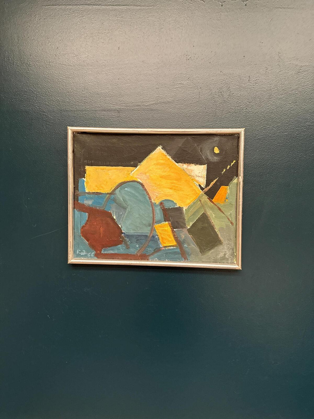 “Abstract Composition” – Dated 1966