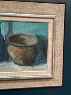“Pot and Blue Bottle” by Viktor Rasmussen