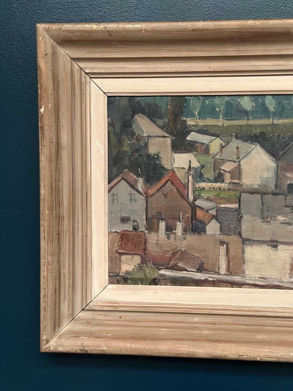 Landscape with Geometric Houses
