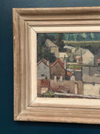 Landscape with Geometric Houses