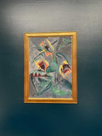 Abstract Still Life with Sunflowers