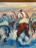 Jockeys By Richard Ingelsson (Helsingborg, 1901–1984)