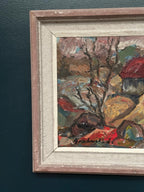 “Cottage with a Red Roof” by Nils Grahmstad