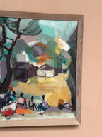 “Figures and Houses” by Brita Hansson
