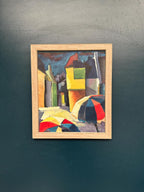 “Cityscape with House Facades” by Ebbe Höglund