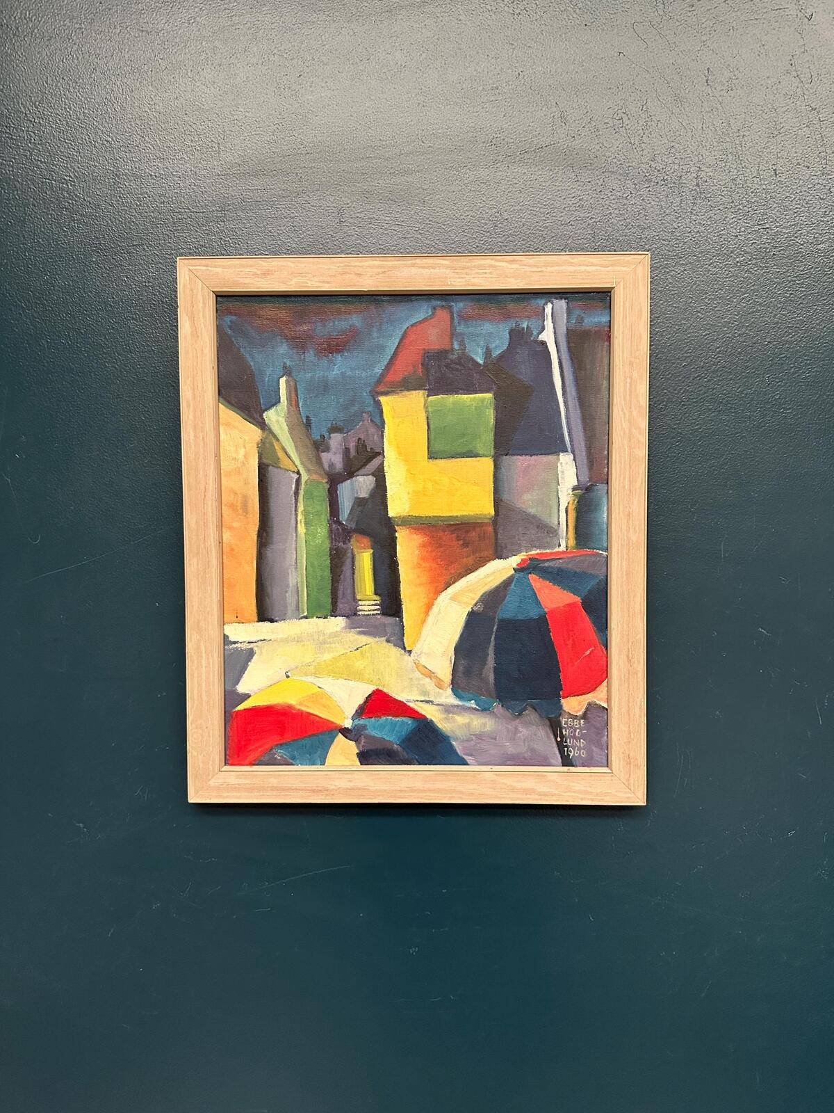 “Cityscape with House Facades” by Ebbe Höglund