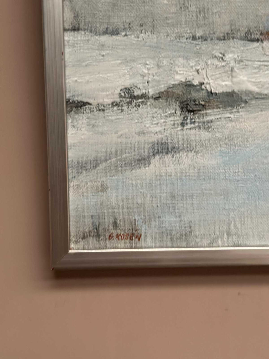 “Sea Motif with House” by G. Rosén
