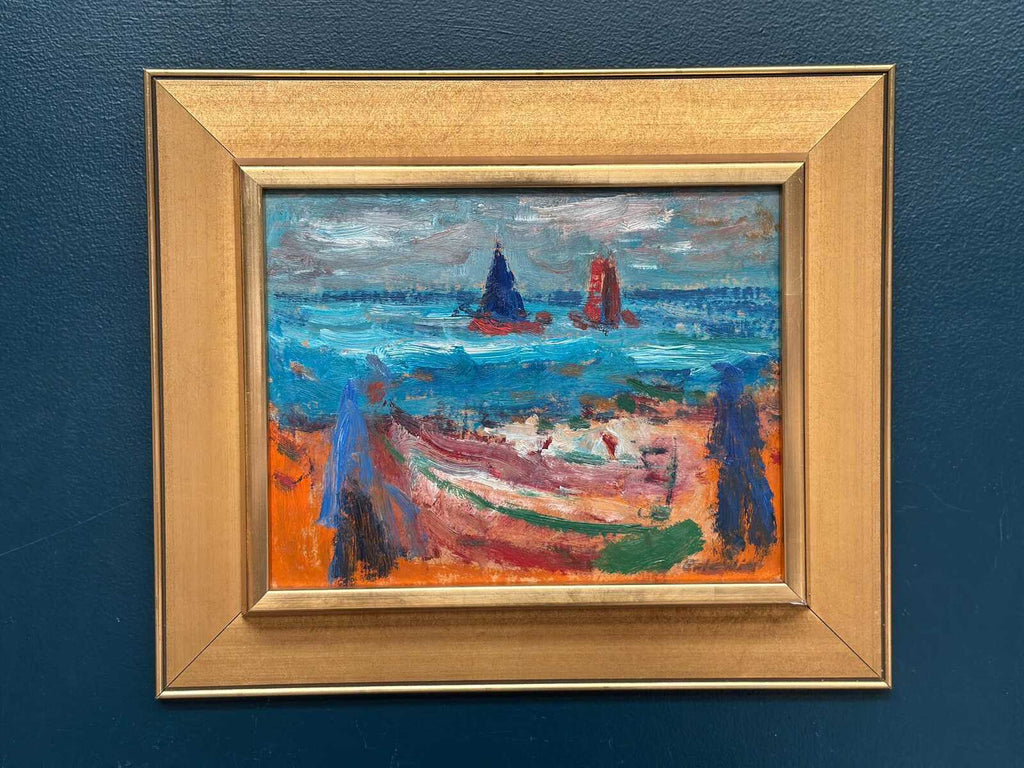 “Coastal Landscape with Fishermen and Boats” by Eric With