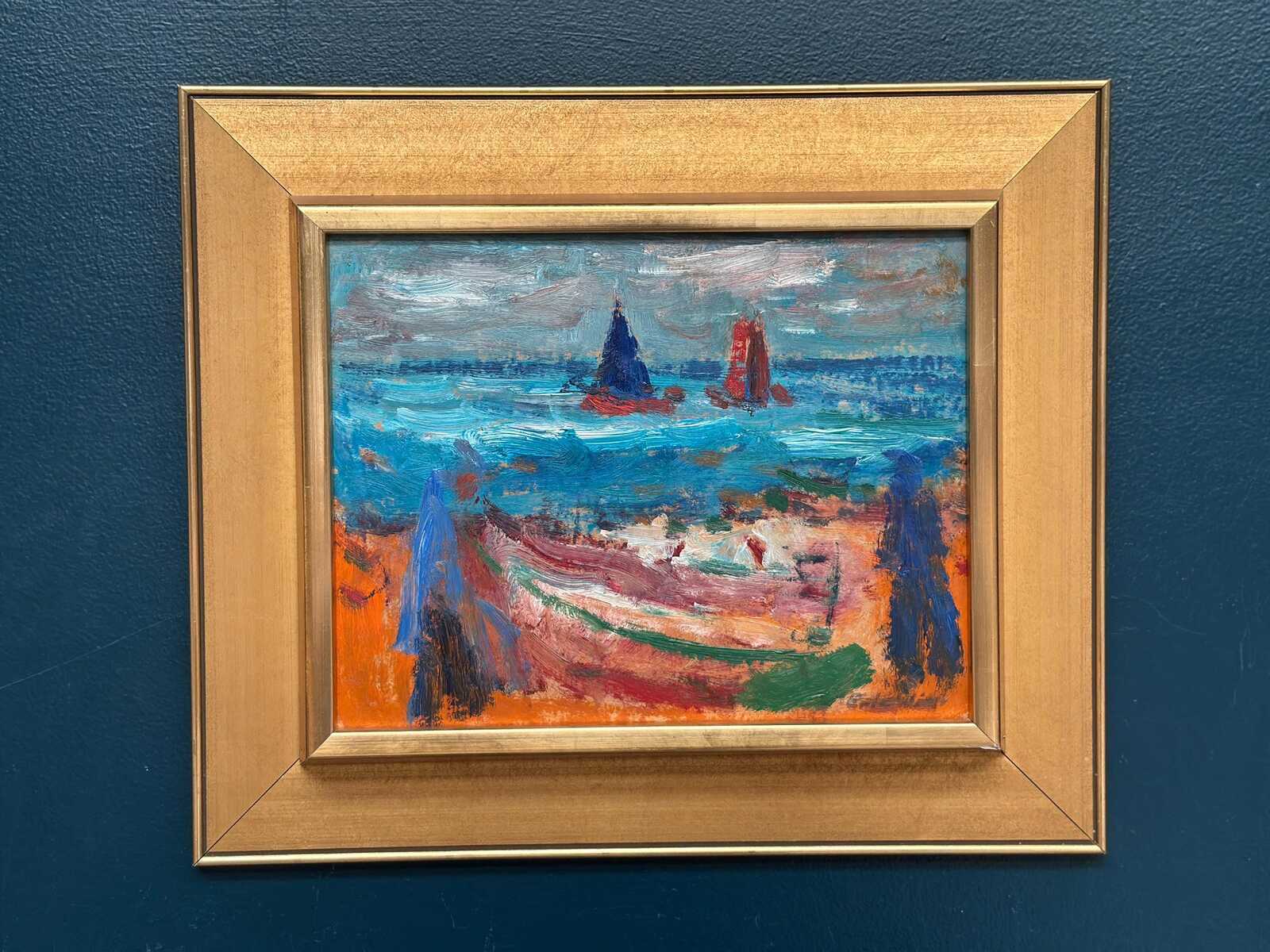 “Coastal Landscape with Fishermen and Boats” by Eric With