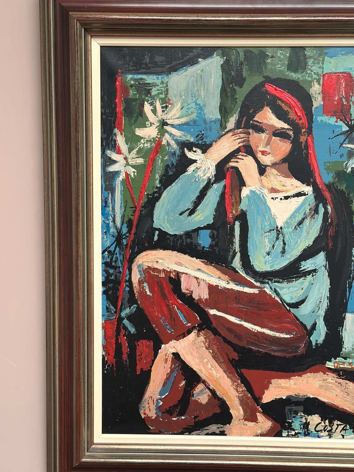 “Portrait of a Young Lady” by M. Costa