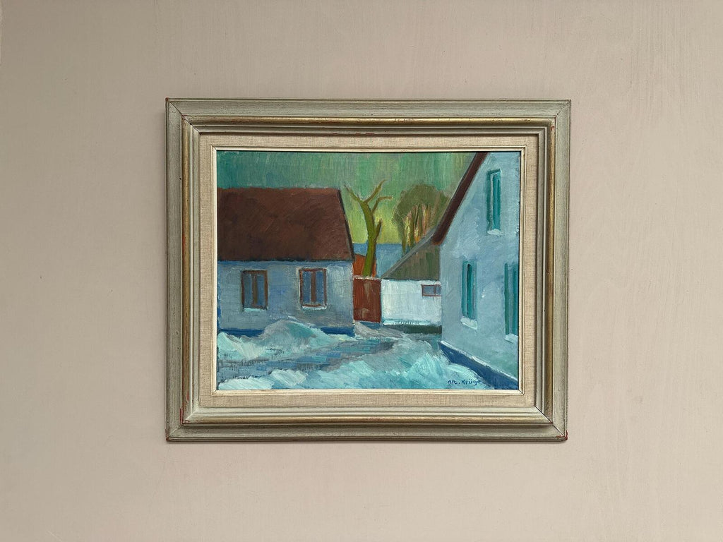 “Vinter Kväll Viks” by Albert Krüger (1885–1965)