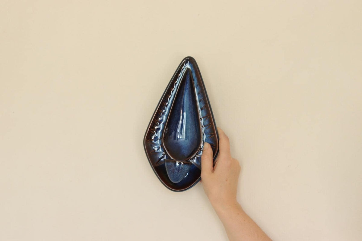 Pair Of Mid Century Danish Ceramic Sconces by Einar Johansen for Søholm Stentøj
