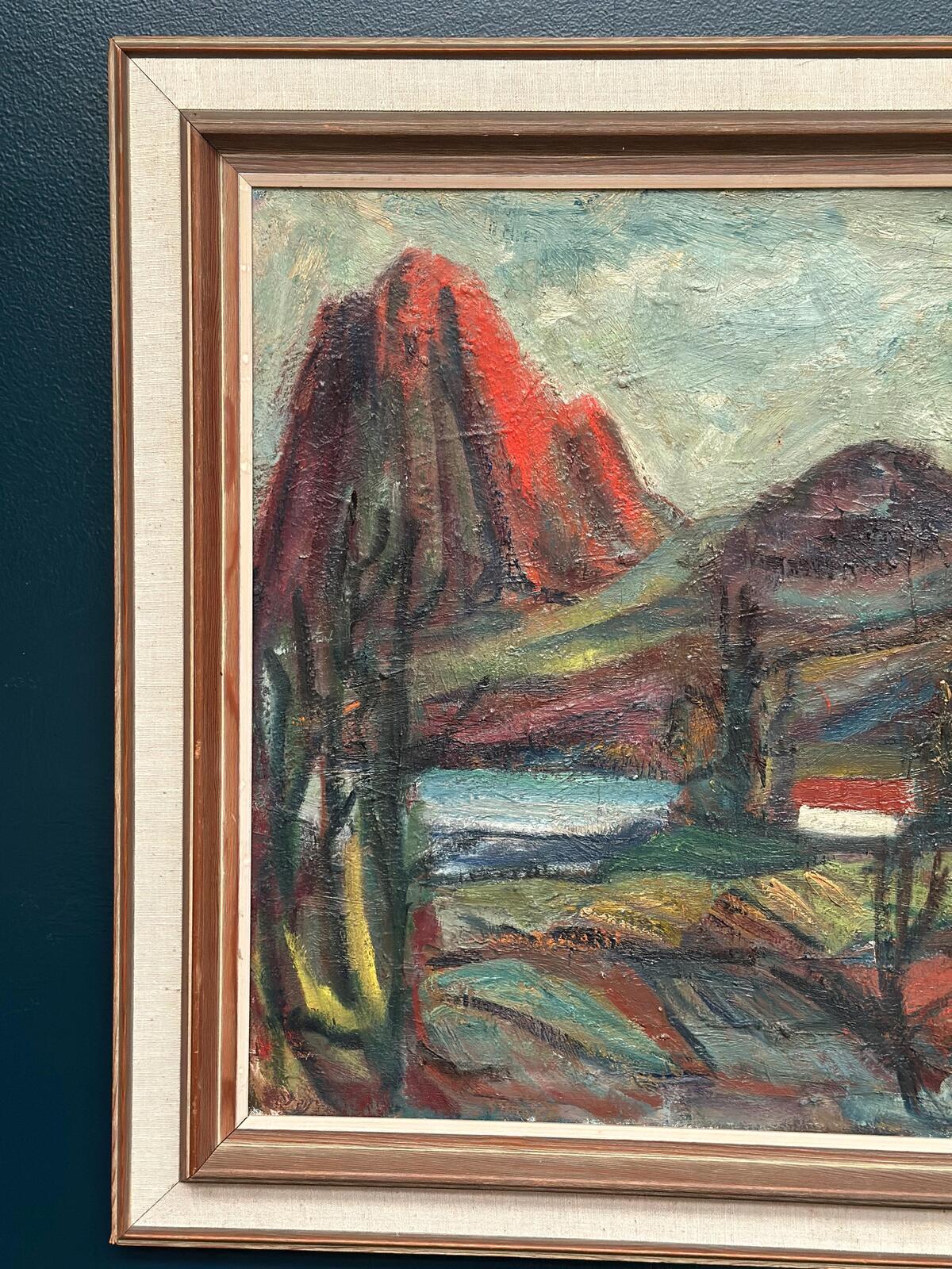 “Hut Between Hills” by B. Elvsfedt