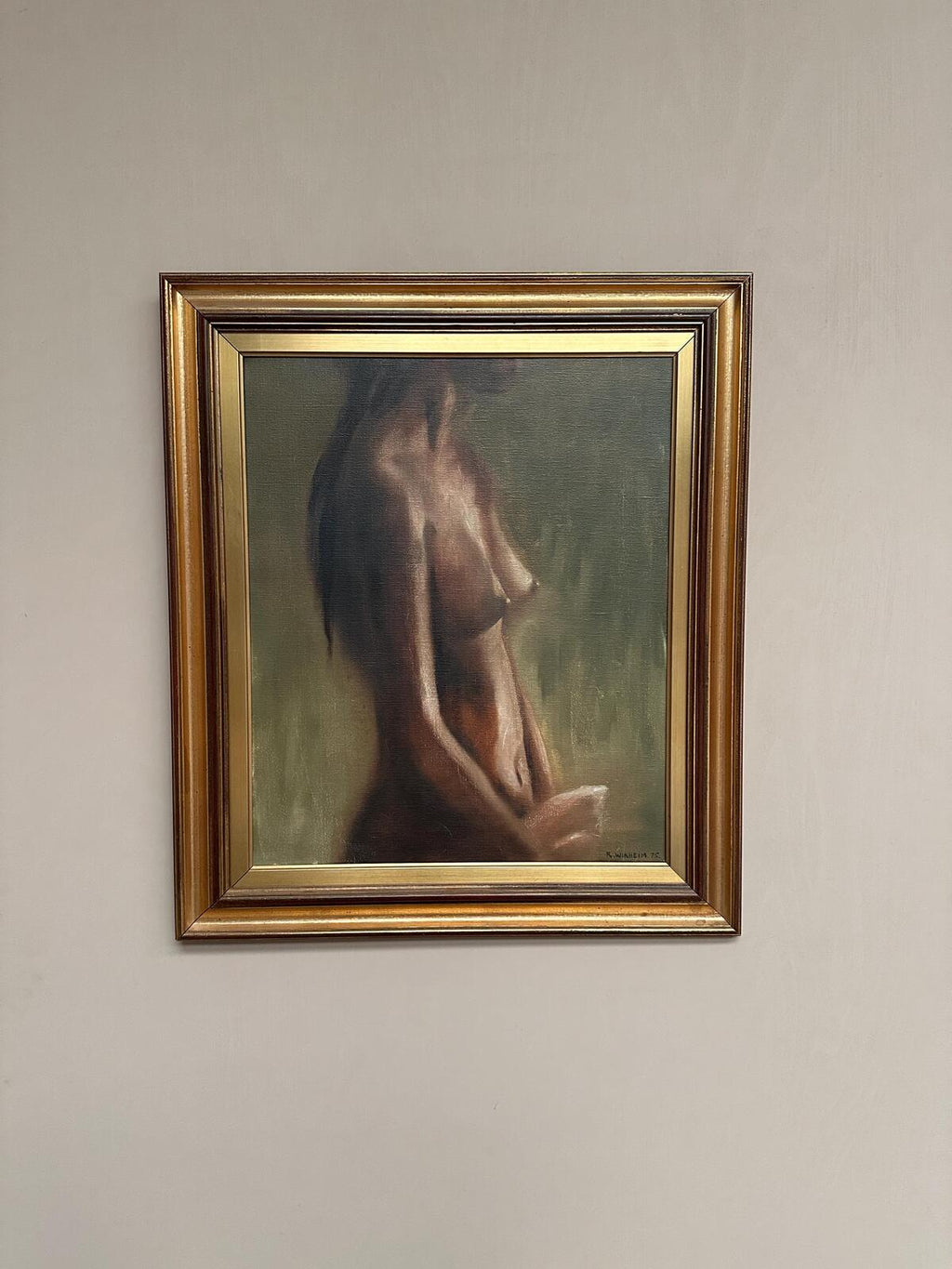 “Nude Study” by R. Wikheim