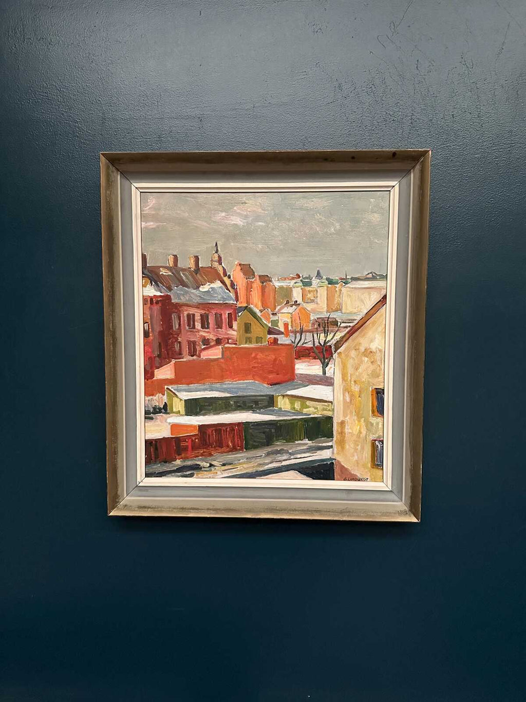 “Landscape” by Bertil Lundqvist (1915–1962)