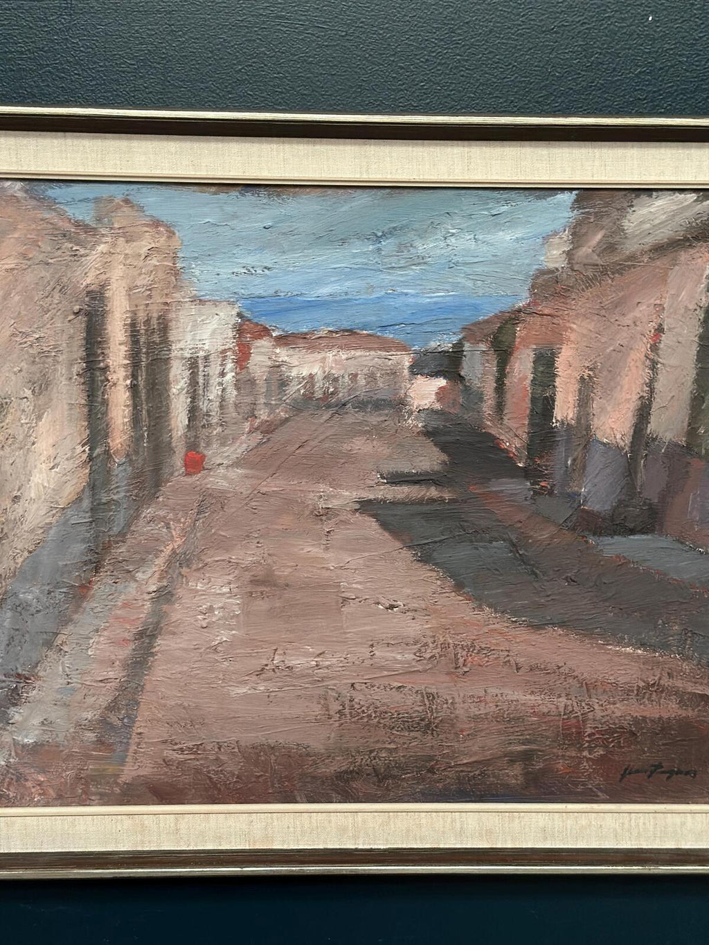 “Bygata med hus, Spanien” by Jean Ragnar