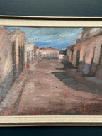 “Bygata med hus, Spanien” by Jean Ragnar