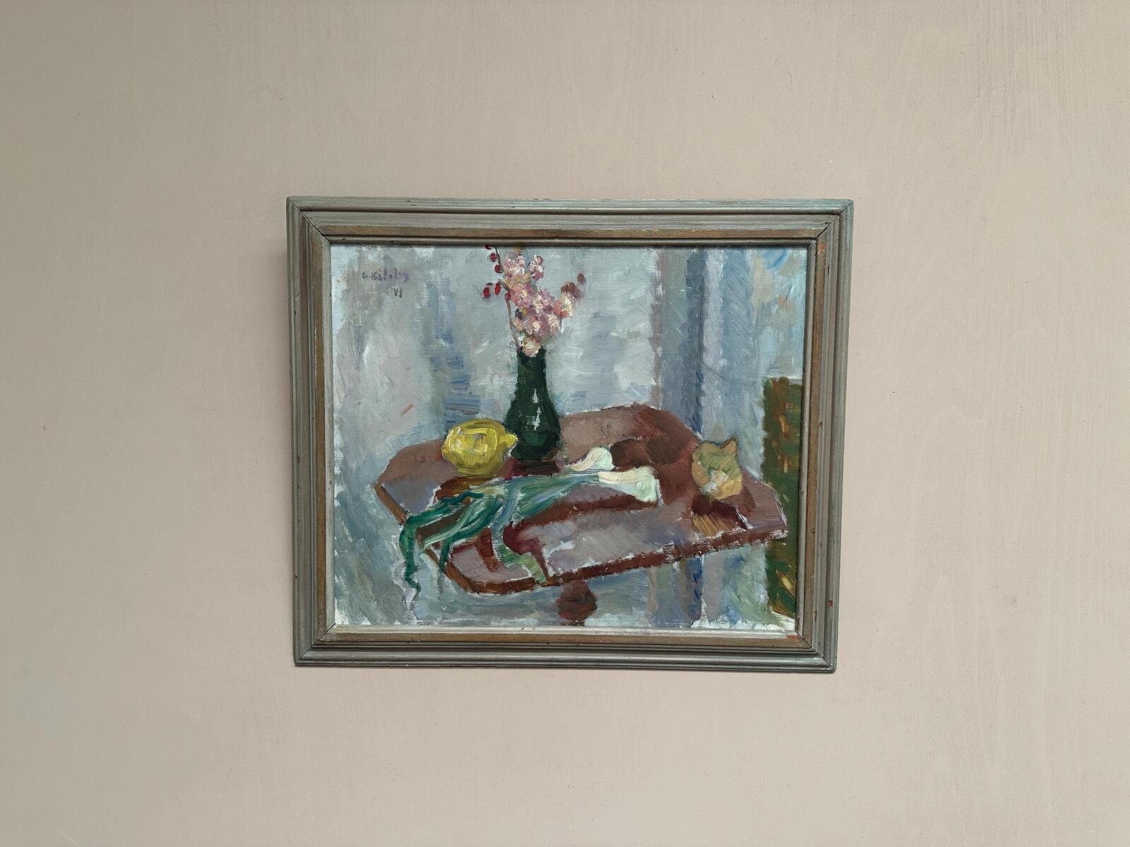 “Vase and Vegetables” by Arne Kilsby