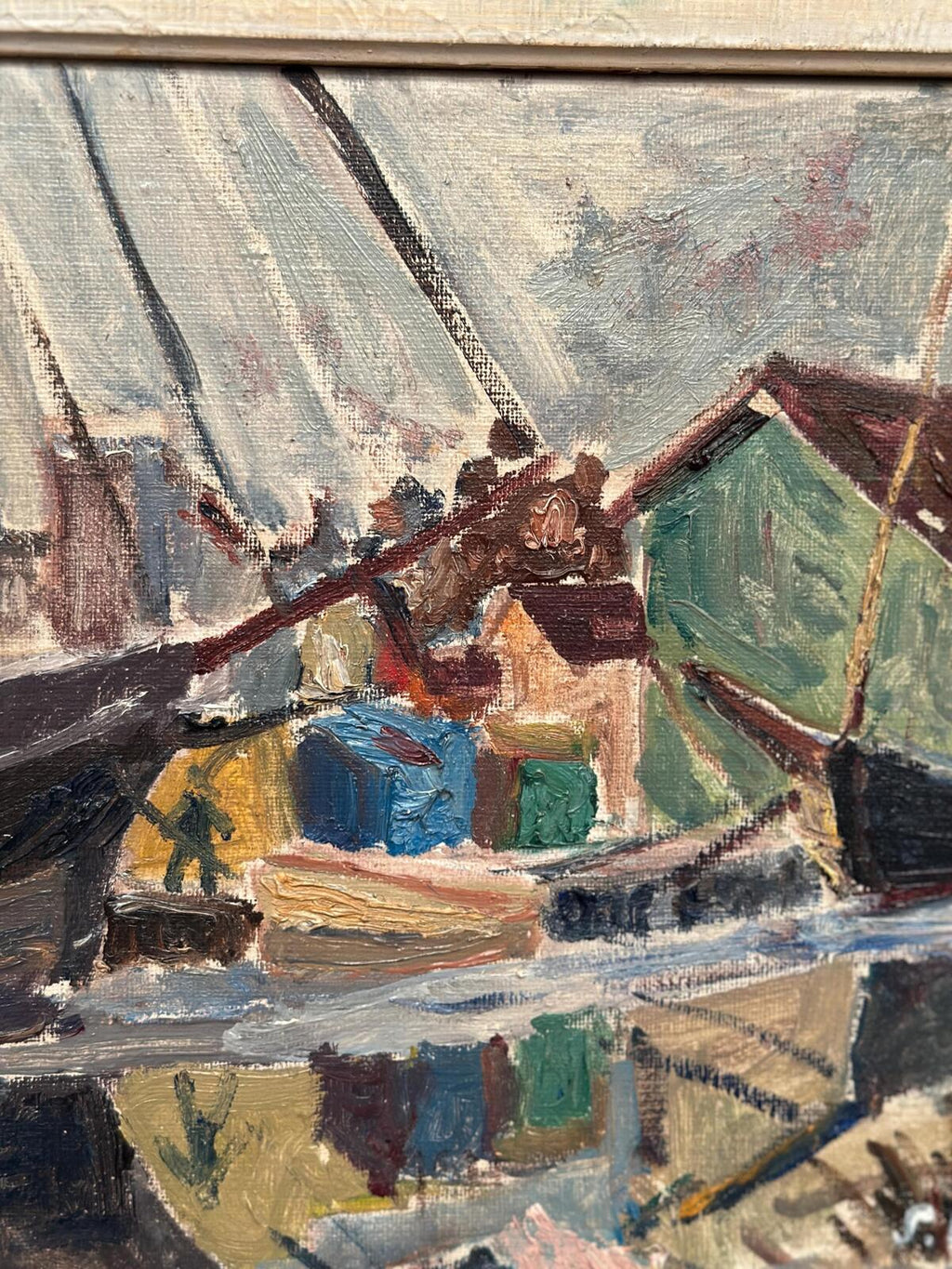 “Harbour Scene” by Sten Lindahl