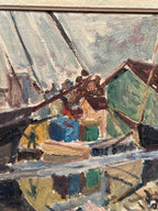 “Harbour Scene” by Sten Lindahl