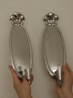 Pair of Swedish Grace Pewter Sconces by Svenskt - Tenn