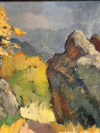 Höstmotiv från Koön By Helge Cardell