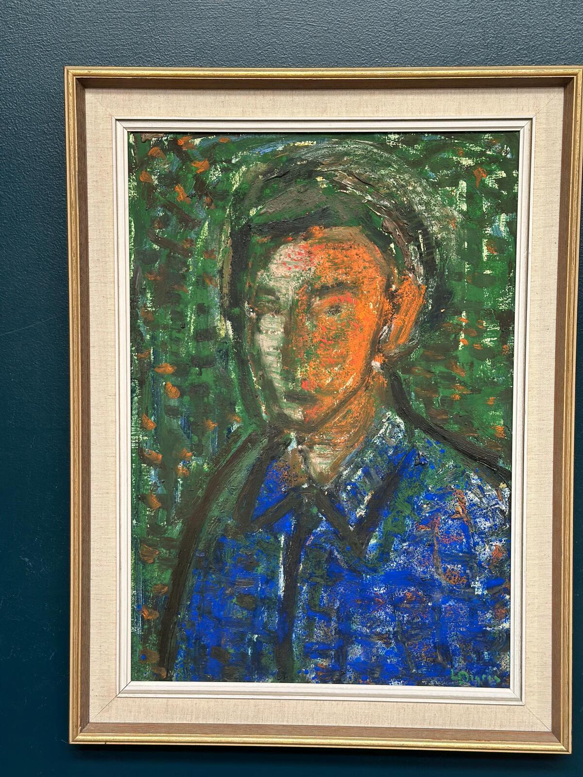 “Portrait” by Leonard Digris (1921–2003)