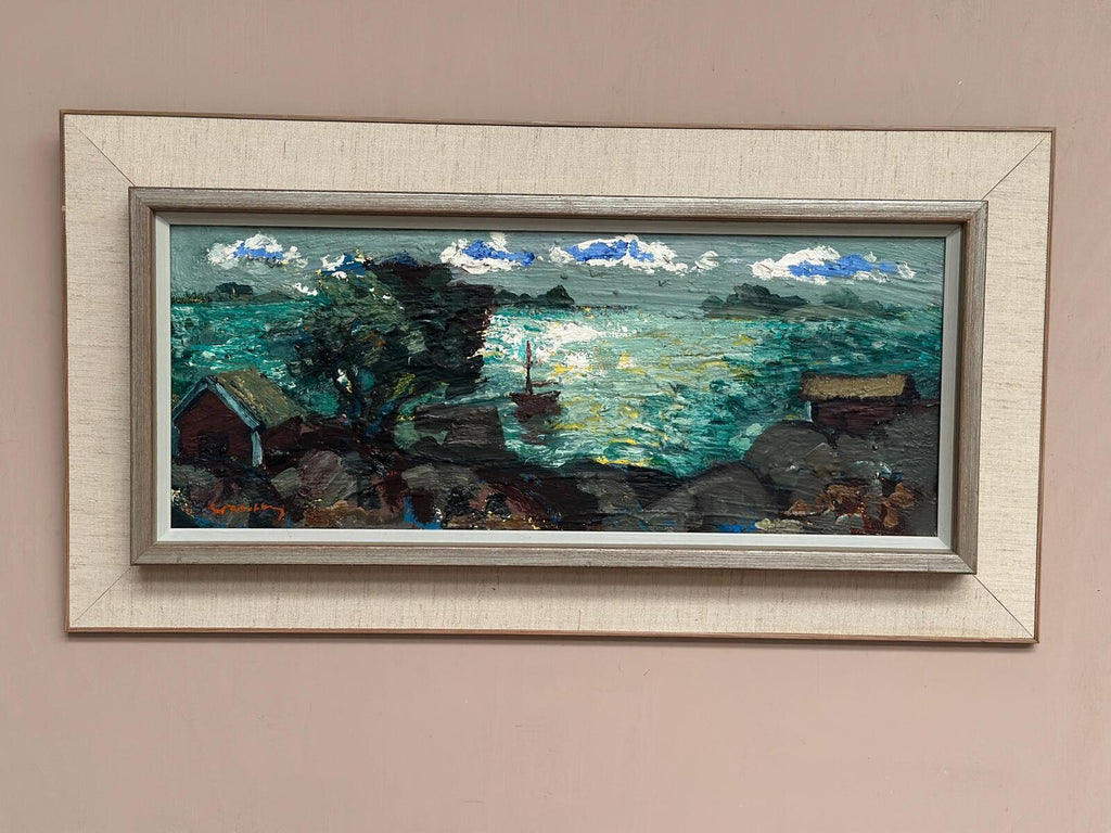 “Coastal Village” by Bertil Wahlberg