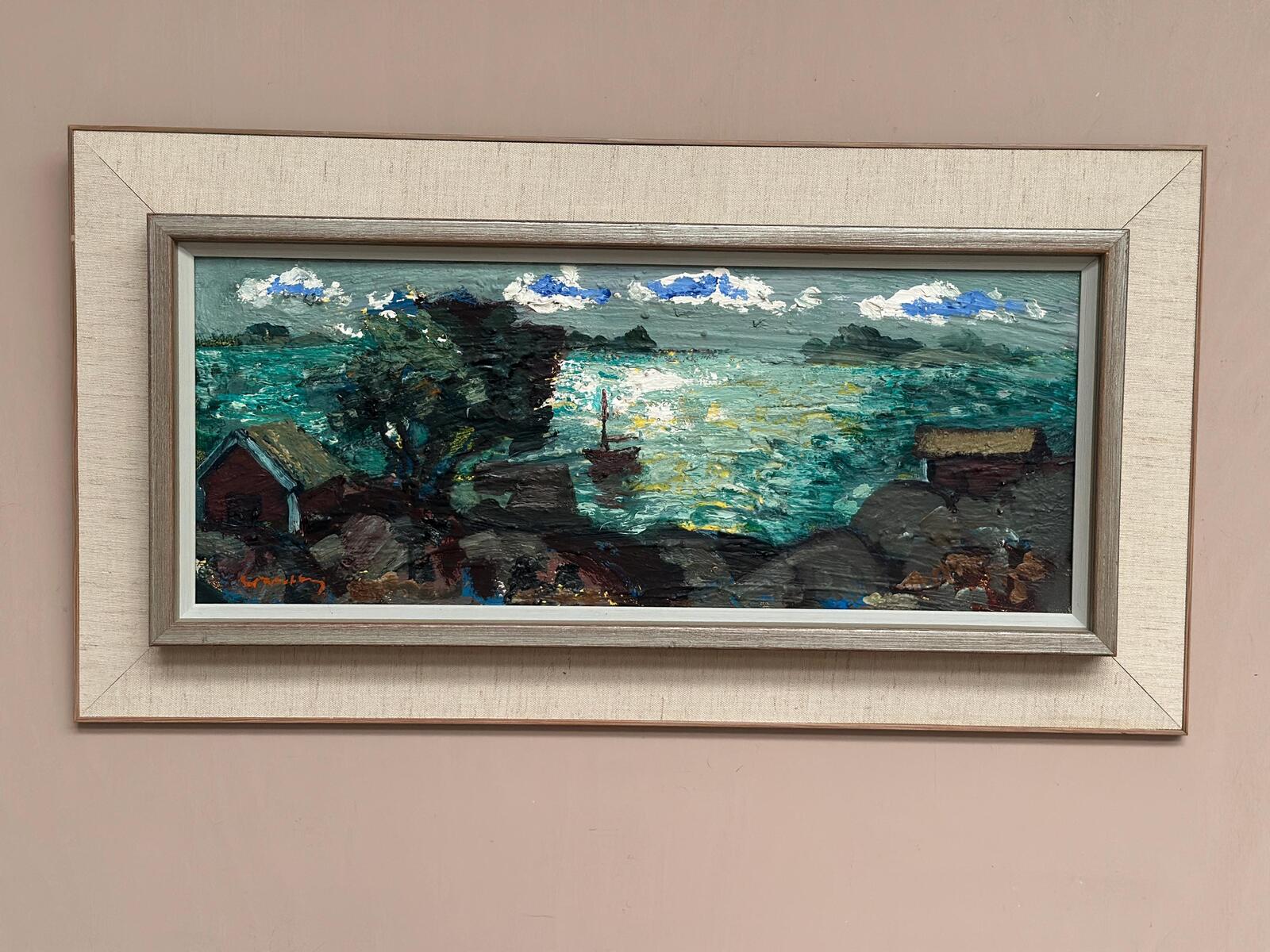“Coastal Village” by Bertil Wahlberg