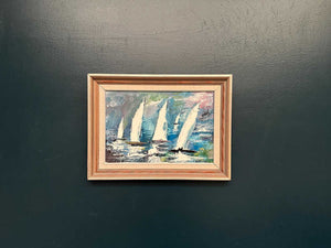 “Sailboats” by Bertil Thorell (1908–1984)