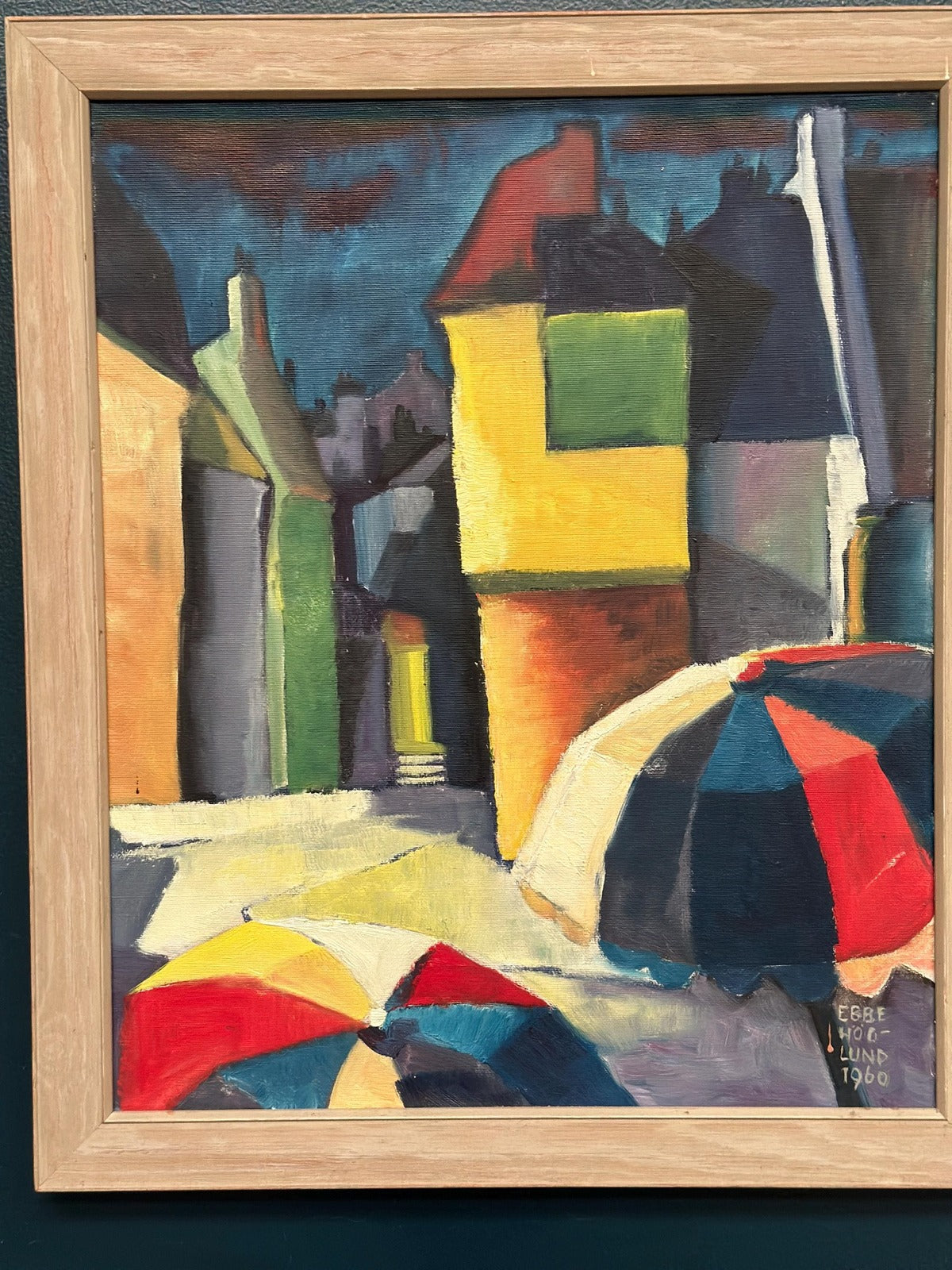 “Cityscape with House Facades” by Ebbe Höglund