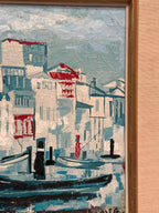 “Harbor Scene” by Costa